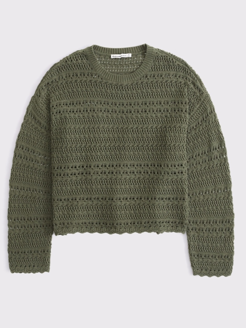 Abercrombie 100% Cotton Stitch Sweater - Picture 3 of 7